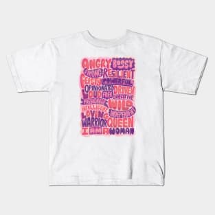 I am a WOMAN Kids T-Shirt